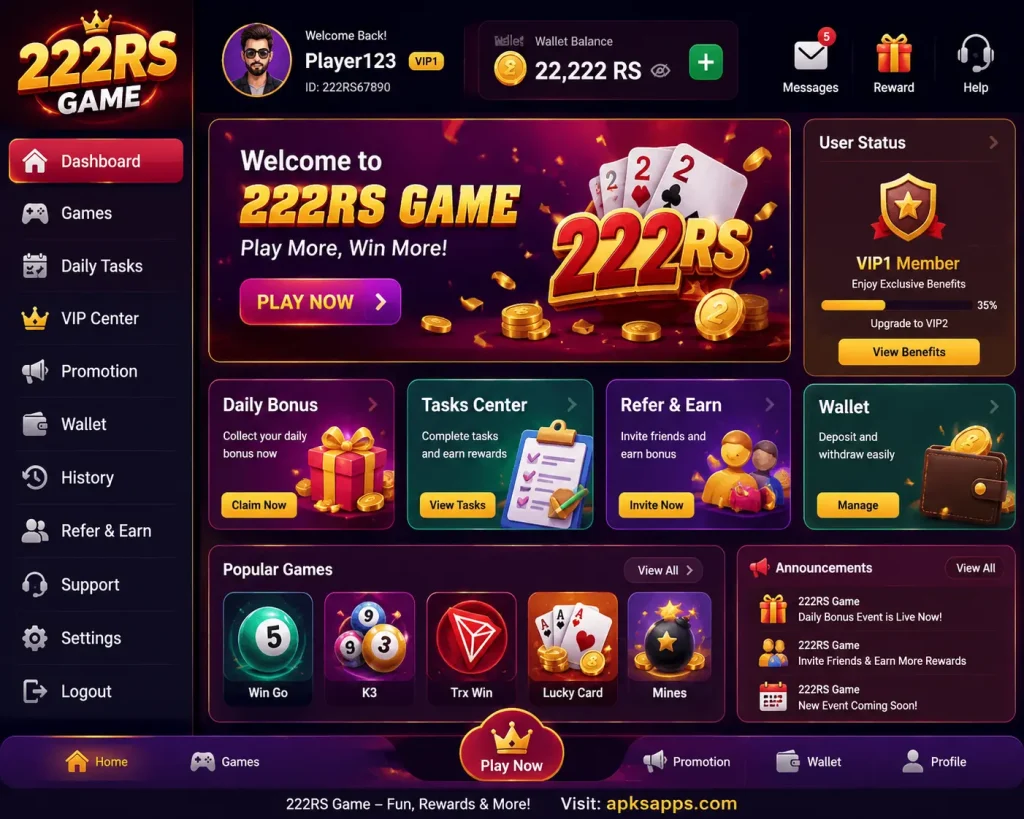 222RS Game