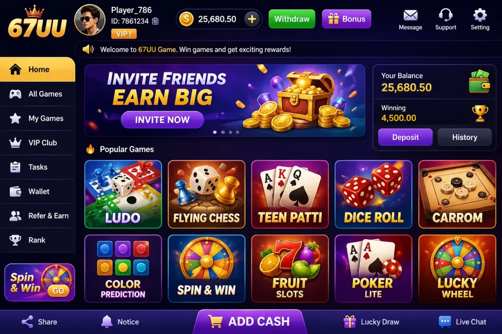 67UU Game